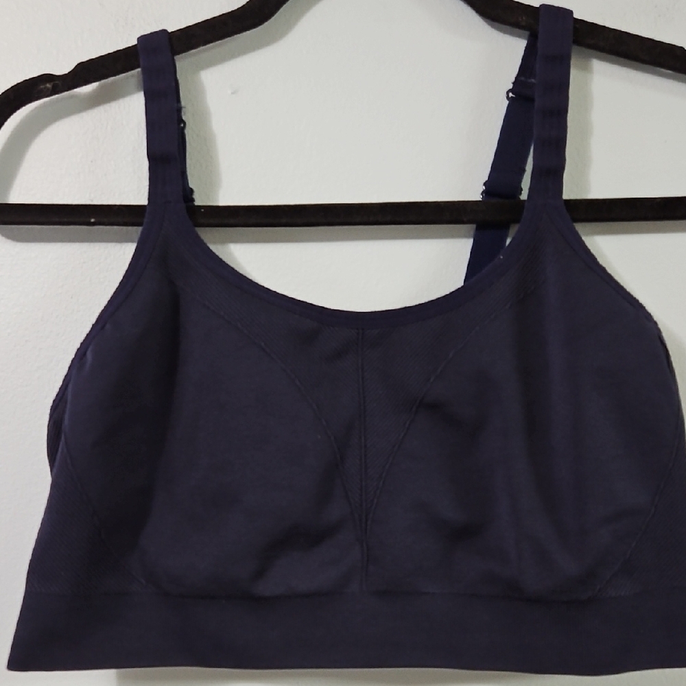 Women's Navy Sports Bra Size L/XL